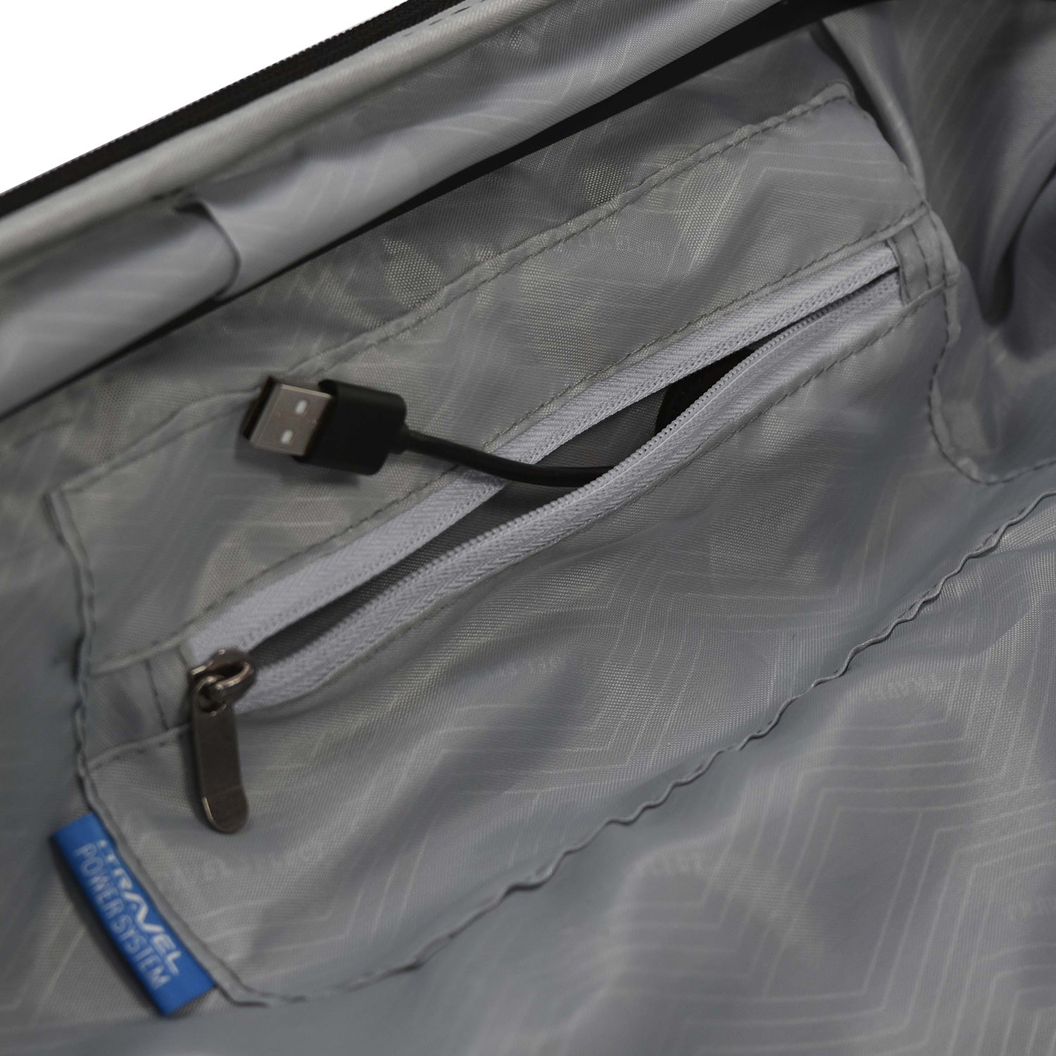 Travel Select Snowcreek 21" Carry-on Hardside Spinner Luggage Set with USB Port