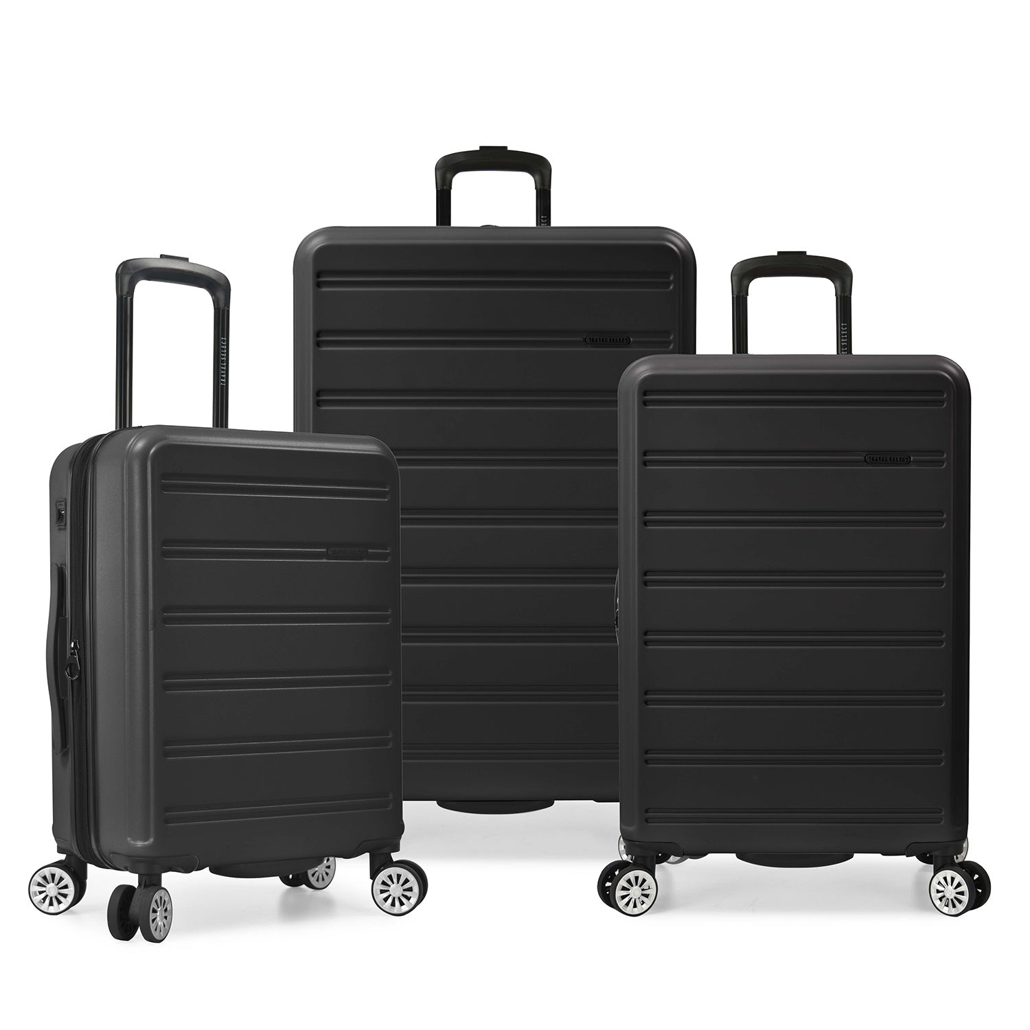 Travel Select Snowcreek 3-Piece Hardside Spinner Luggage Set with USB Port