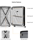 Travel Select Snowcreek 3-Piece Hardside Spinner Luggage Set with USB Port