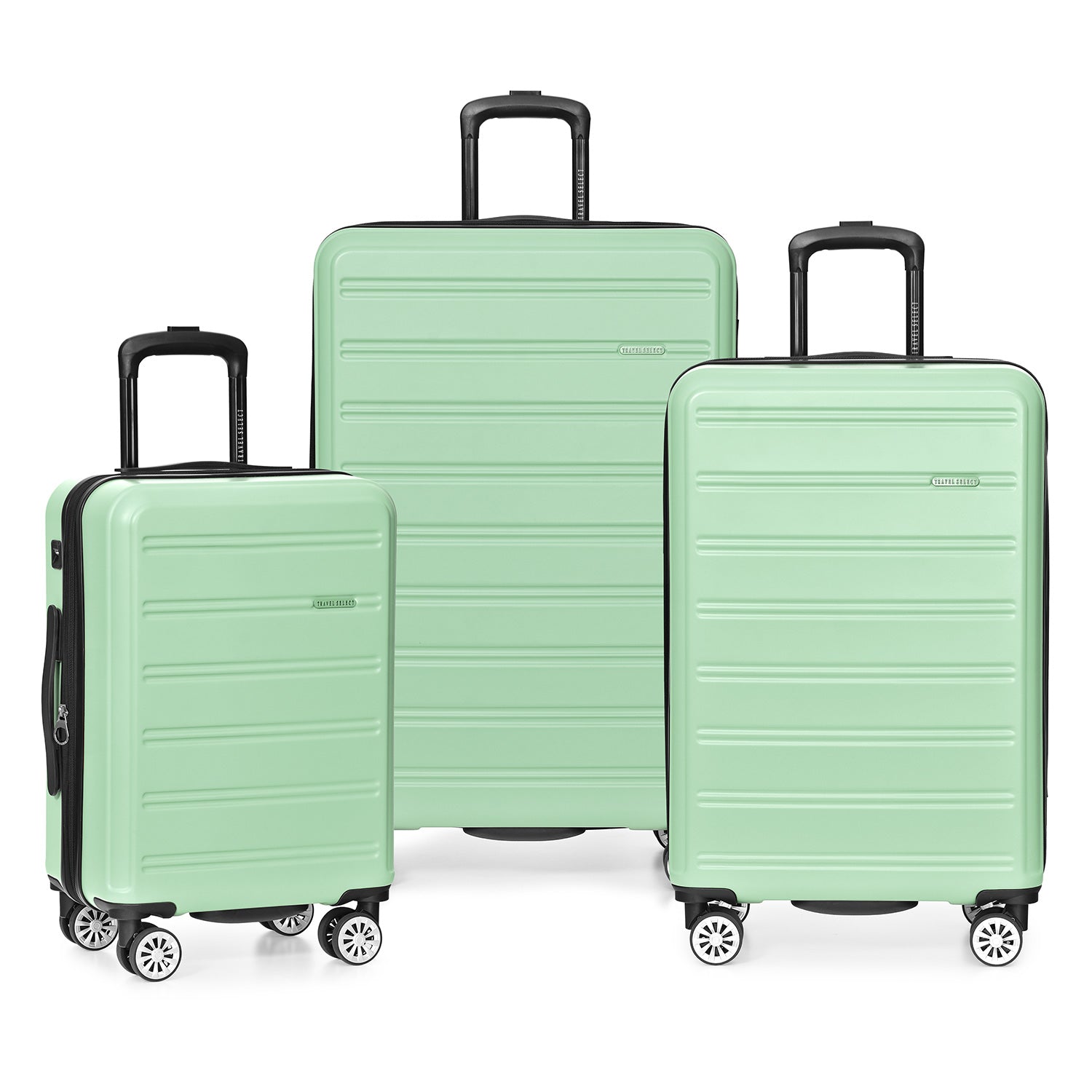 Travel Select Snowcreek 3-Piece Hardside Spinner Luggage Set with USB Port