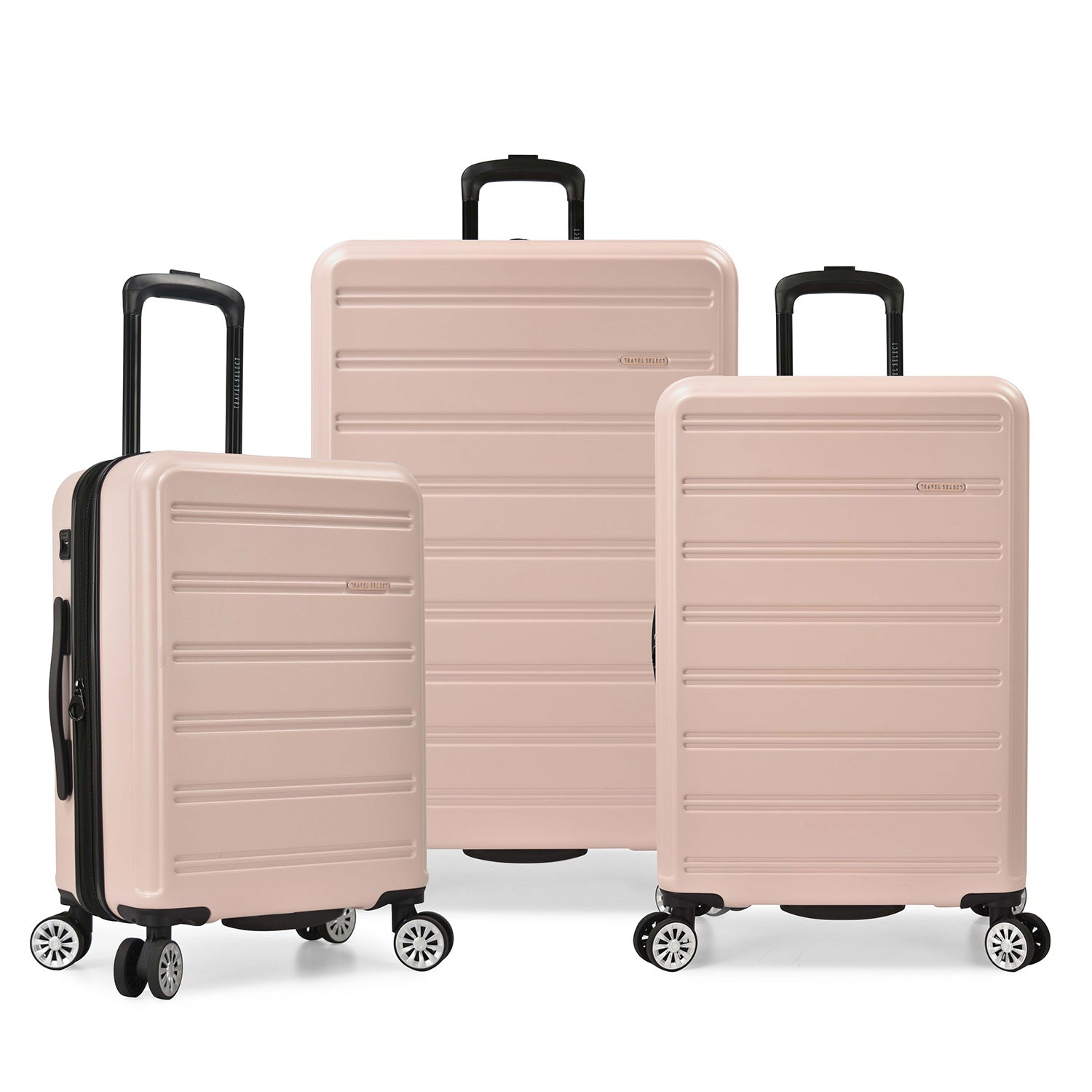 Travel Select Snowcreek 3-Piece Hardside Spinner Luggage Set with USB Port