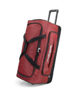 Pacific Gear Wheeled Rolling Duffel Bag, Durable Design, Telescoping Handle, Multiple Compartments, Tie-Down Capabilities