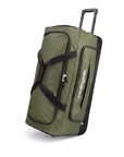 Pacific Gear Wheeled Rolling Duffel Bag, Durable Design, Telescoping Handle, Multiple Compartments, Tie-Down Capabilities