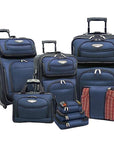 Travel Select Amsterdam Expandable Rolling Upright Luggage, 8-Piece Set