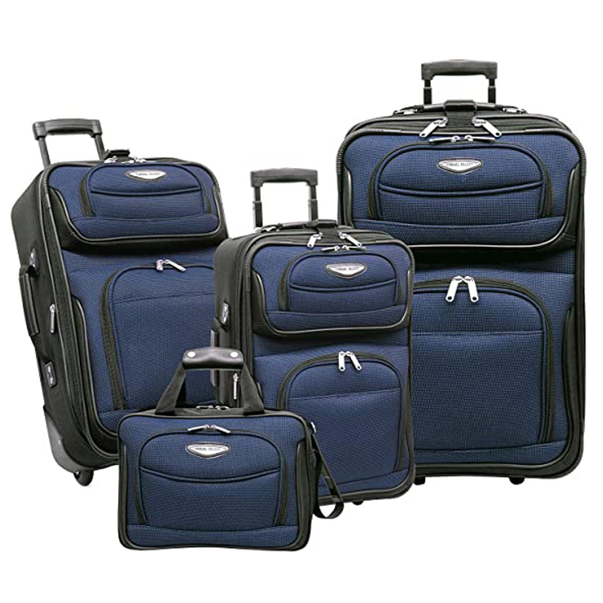 Travel Select Amsterdam Expandable Rolling Upright Luggage, 4-Piece Set