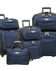 Travel Select Amsterdam Expandable Rolling Upright Luggage, 4-Piece Set