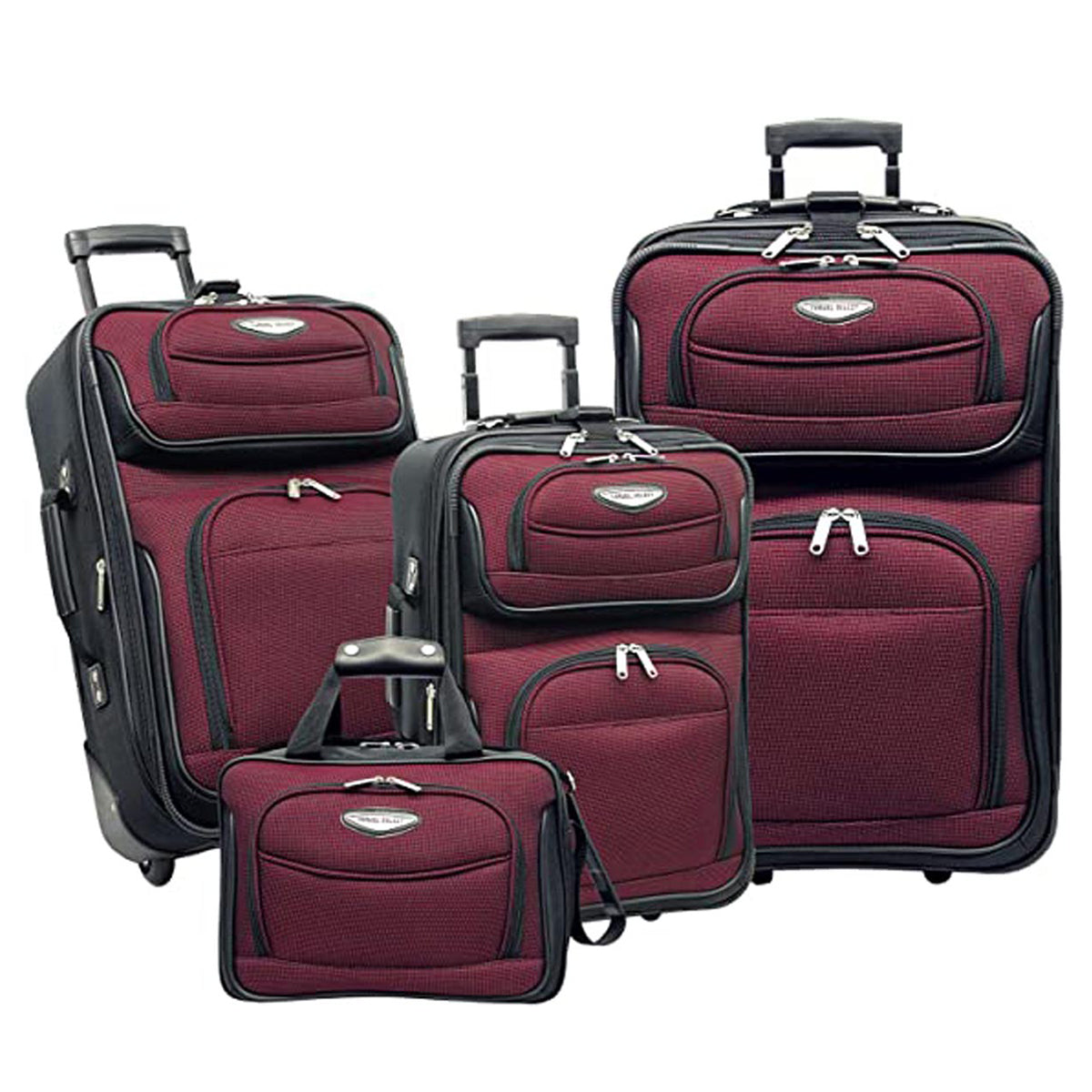 Travel Select Amsterdam Expandable Rolling Upright Luggage, 4-Piece Set