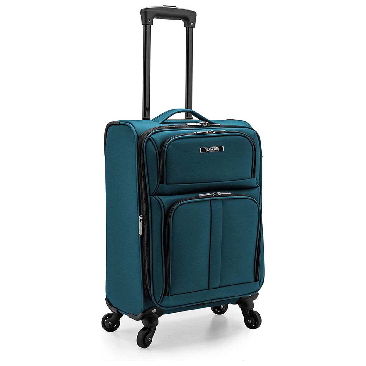 U.S. Traveler Anzio Softside Expandable Spinner Luggage, Carry-on 22-Inch