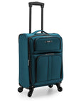 U.S. Traveler Anzio Softside Expandable Spinner Luggage, Carry-on 22-Inch