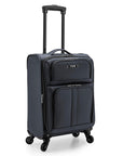 U.S. Traveler Anzio Softside Expandable Spinner Luggage, Carry-on 22-Inch