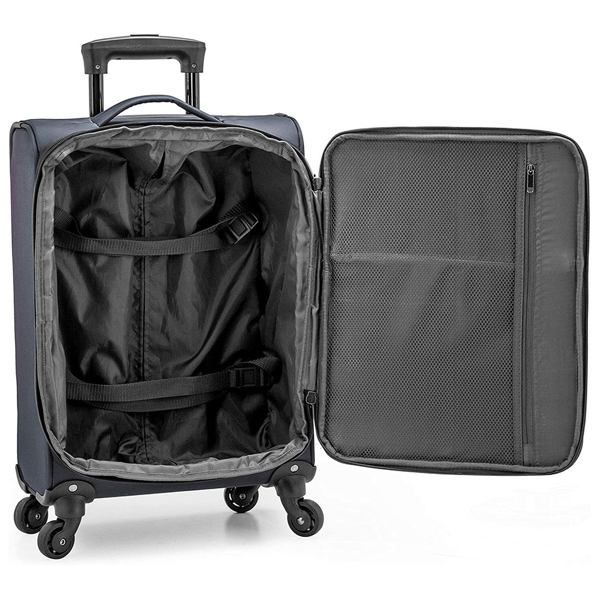 U.S. Traveler Anzio Softside Expandable Spinner Luggage, Carry-on 22-Inch