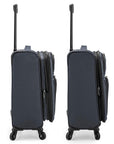 U.S. Traveler Anzio Softside Expandable Spinner Luggage, Carry-on 22-Inch