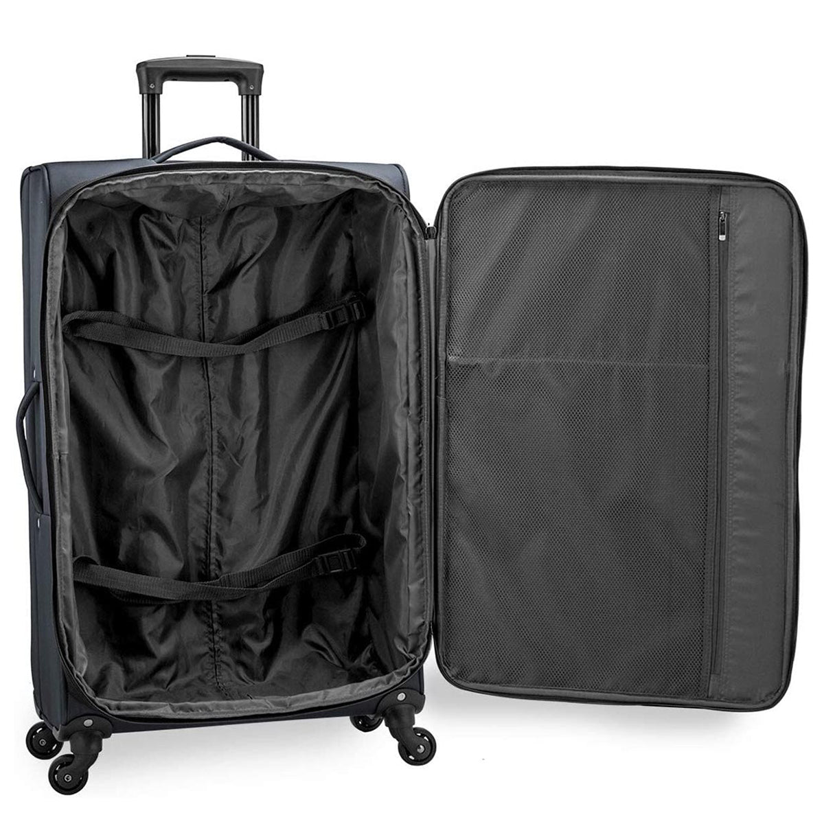 U.S. Traveler Anzio Softside Expandable Spinner Luggage, 3 Piece Set