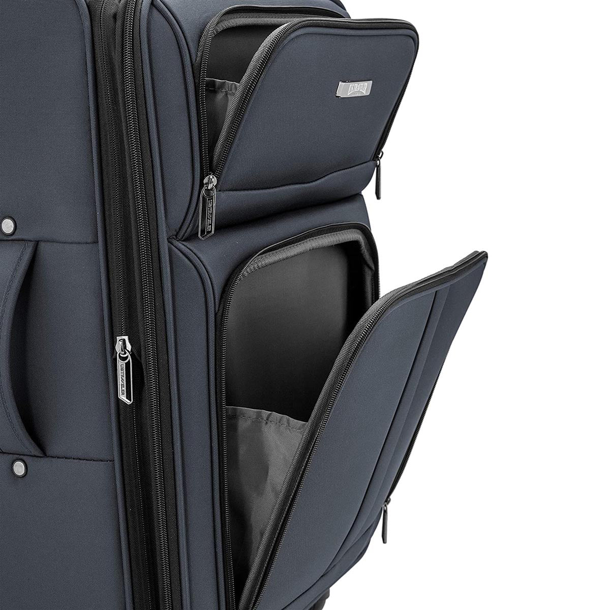 U.S. Traveler Anzio Softside Expandable Spinner Luggage, 3 Piece Set
