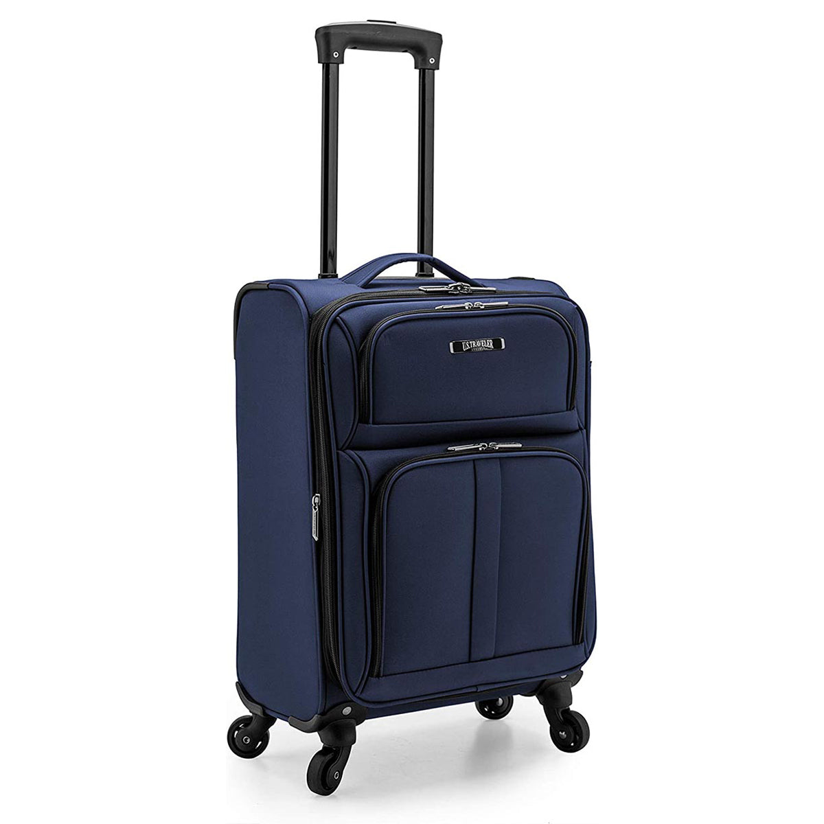 U.S. Traveler Anzio Softside Expandable Spinner Luggage, Carry-on 22-Inch