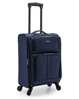 U.S. Traveler Anzio Softside Expandable Spinner Luggage, Carry-on 22-Inch