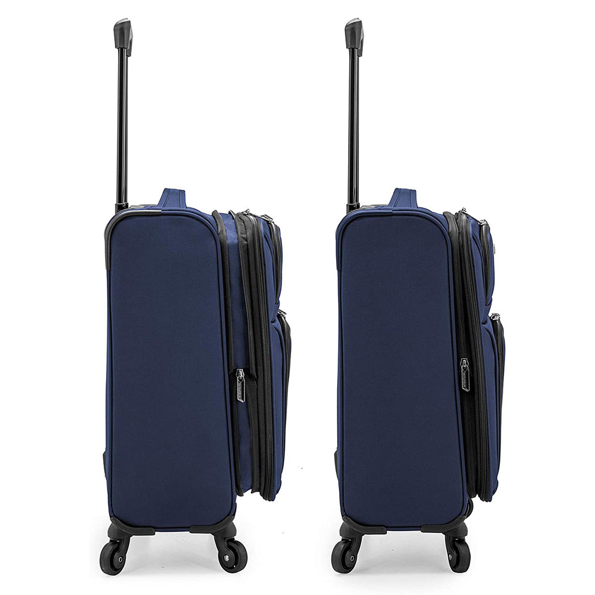 U.S. Traveler Anzio Softside Expandable Spinner Luggage, Carry-on 22-Inch