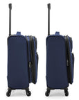 U.S. Traveler Anzio Softside Expandable Spinner Luggage, Carry-on 22-Inch