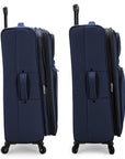 U.S. Traveler Anzio Softside Expandable Spinner Luggage, 2-Piece Set