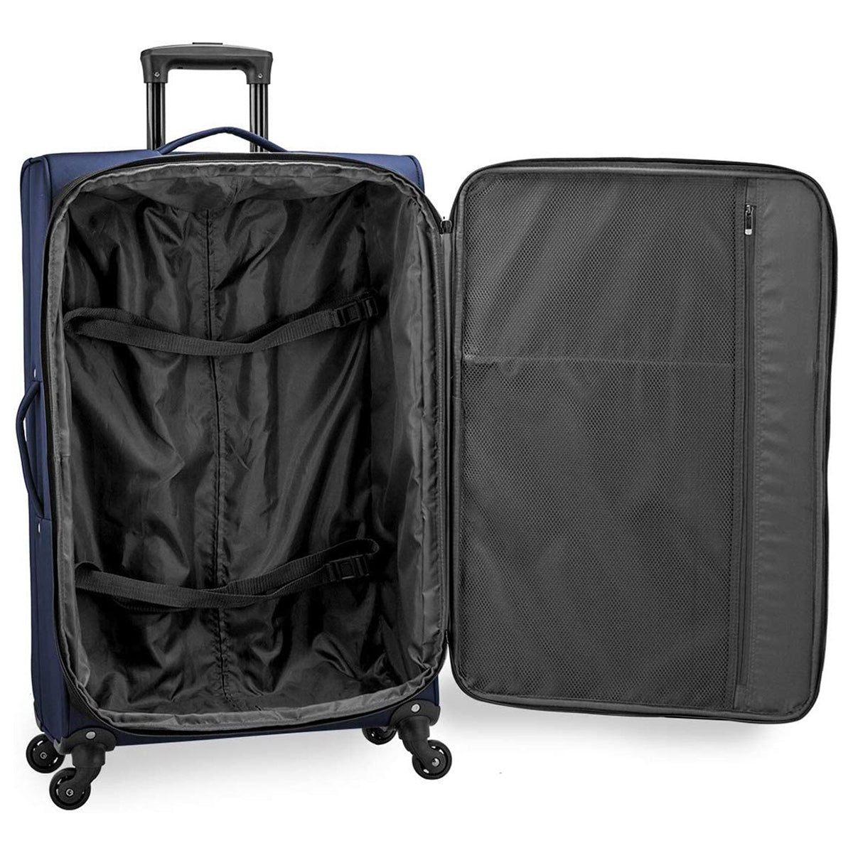 U.S. Traveler Anzio Softside Expandable Spinner Luggage, 3 Piece Set