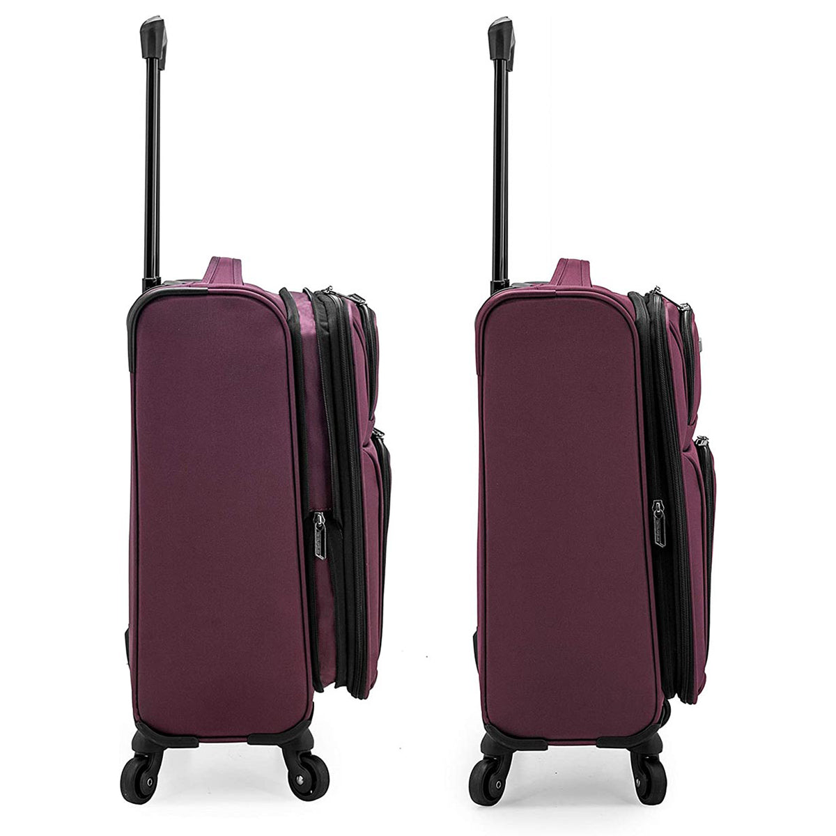 U.S. Traveler Anzio Softside Expandable Spinner Luggage, Carry-on 22-Inch