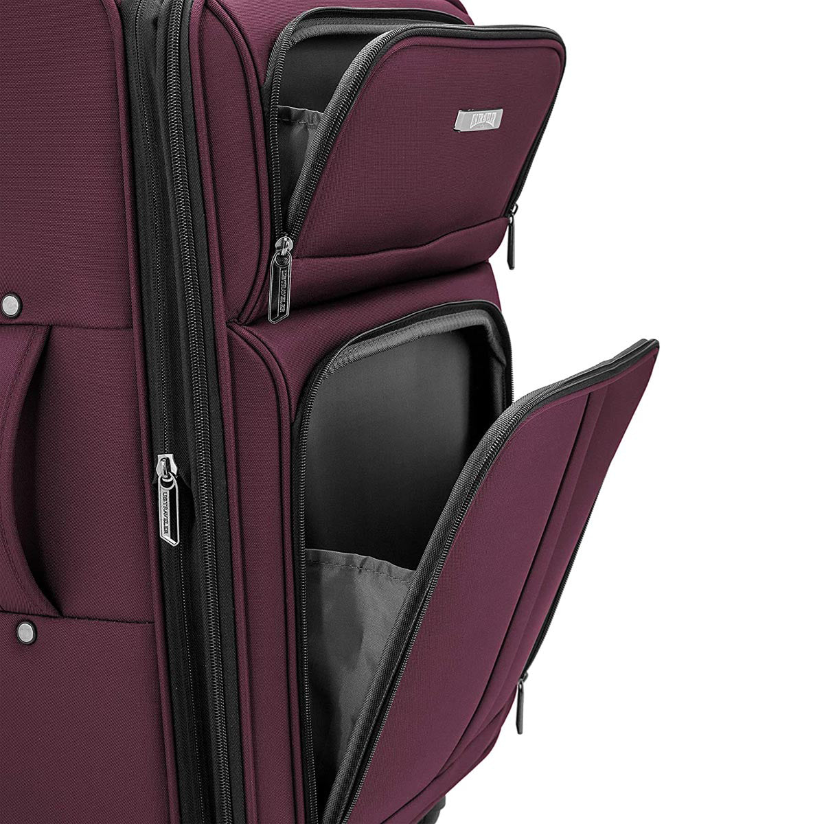 U.S. Traveler Anzio Softside Expandable Spinner Luggage, 2-Piece Set