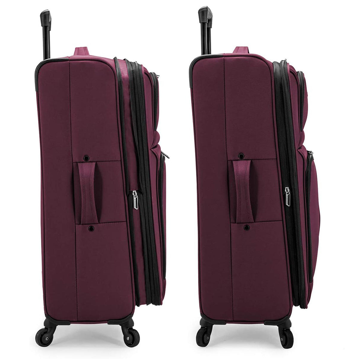 U.S. Traveler Anzio Softside Expandable Spinner Luggage, 2-Piece Set
