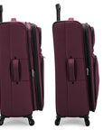 U.S. Traveler Anzio Softside Expandable Spinner Luggage, 3 Piece Set