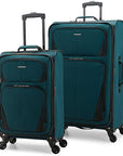 U.S. Traveler Aviron Bay Expandable Softside Luggage with Spinner Wheels, 2 Piece