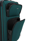 U.S. Traveler Aviron Bay Expandable Softside Luggage with Spinner Wheels, 2 Piece