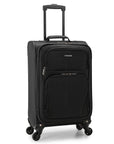 U.S. Traveler Aviron Bay Expandable Softside Luggage with Spinner Wheels, Carry-on
