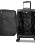 U.S. Traveler Aviron Bay Expandable Softside Luggage with Spinner Wheels, Carry-on