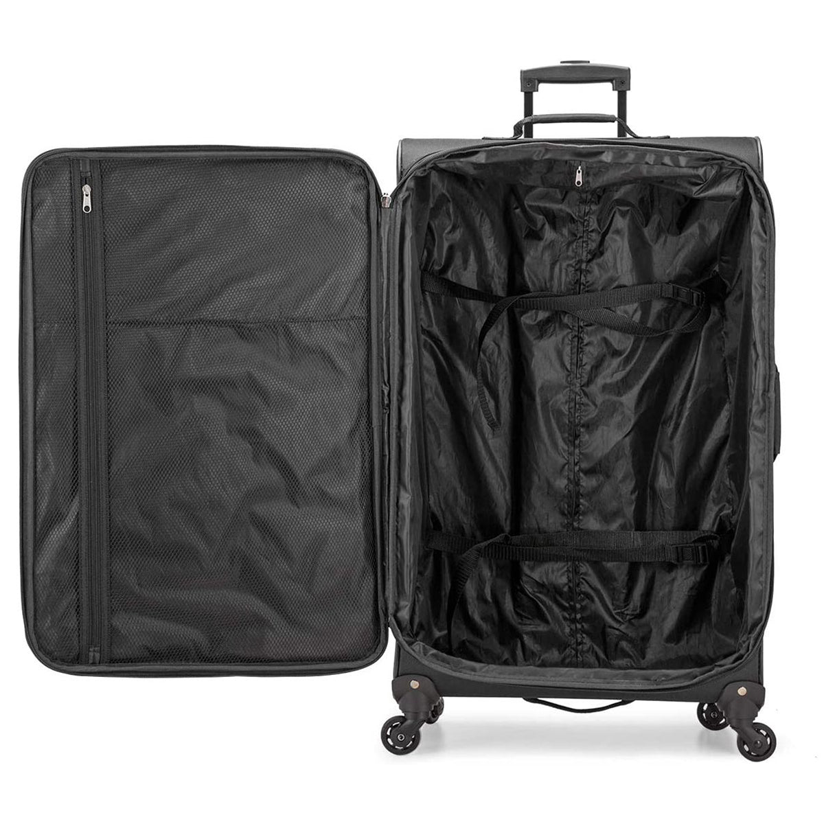 U.S. Traveler Aviron Bay Expandable Softside Luggage with Spinner Wheels, Checked 30-Inch