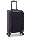U.S. Traveler Aviron Bay Expandable Softside Luggage with Spinner Wheels, Carry-on