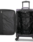 U.S. Traveler Aviron Bay Expandable Softside Luggage with Spinner Wheels, Carry-on