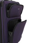 U.S. Traveler Aviron Bay Expandable Softside Luggage with Spinner Wheels, 2 Piece