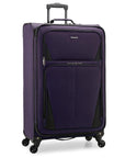 U.S. Traveler Aviron Bay Expandable Softside Luggage with Spinner Wheels, Checked 30-Inch