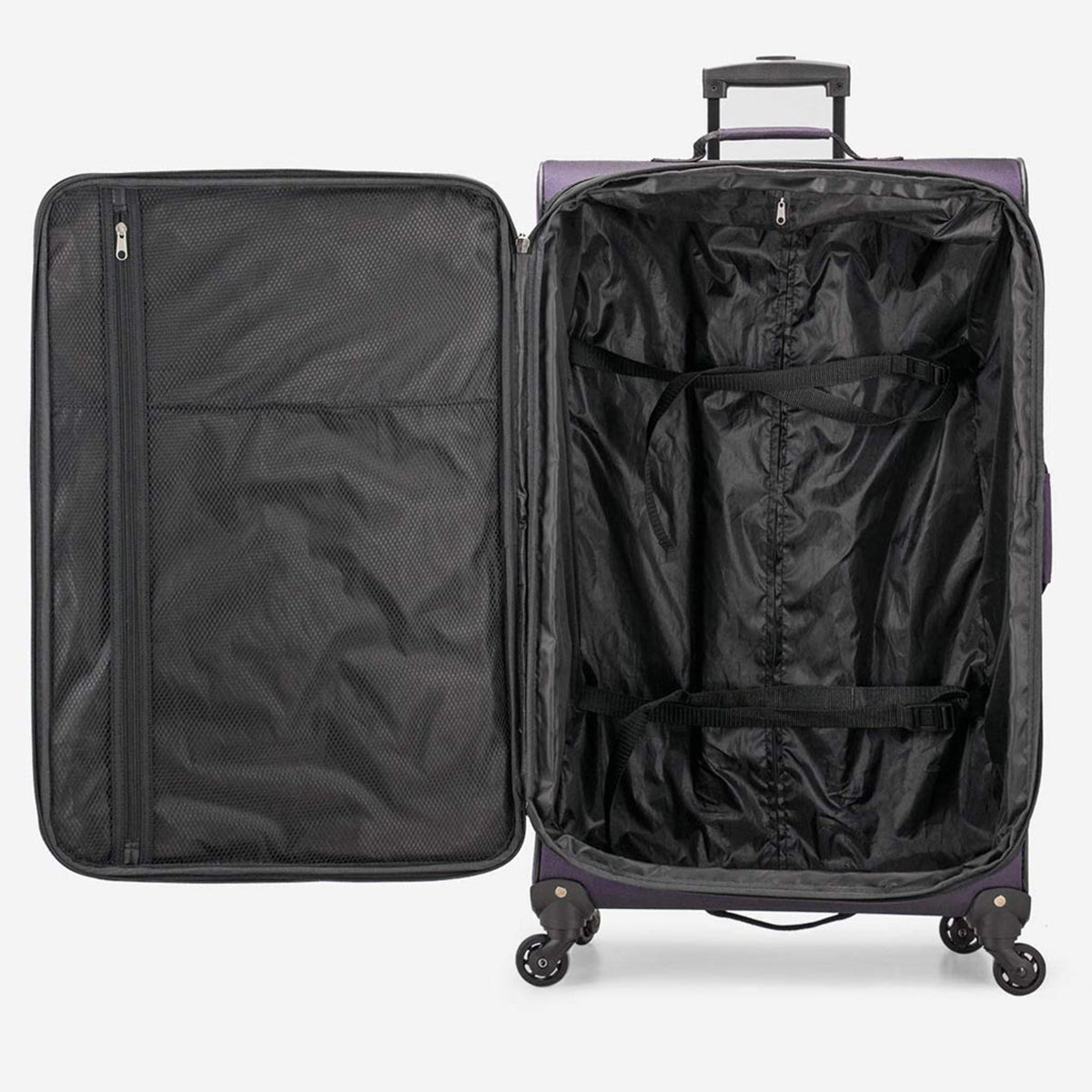 U.S. Traveler Aviron Bay Expandable Softside Luggage with Spinner Wheels, Checked 30-Inch
