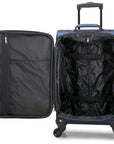 U.S. Traveler Aviron Bay Expandable Softside Luggage with Spinner Wheels, Carry-on