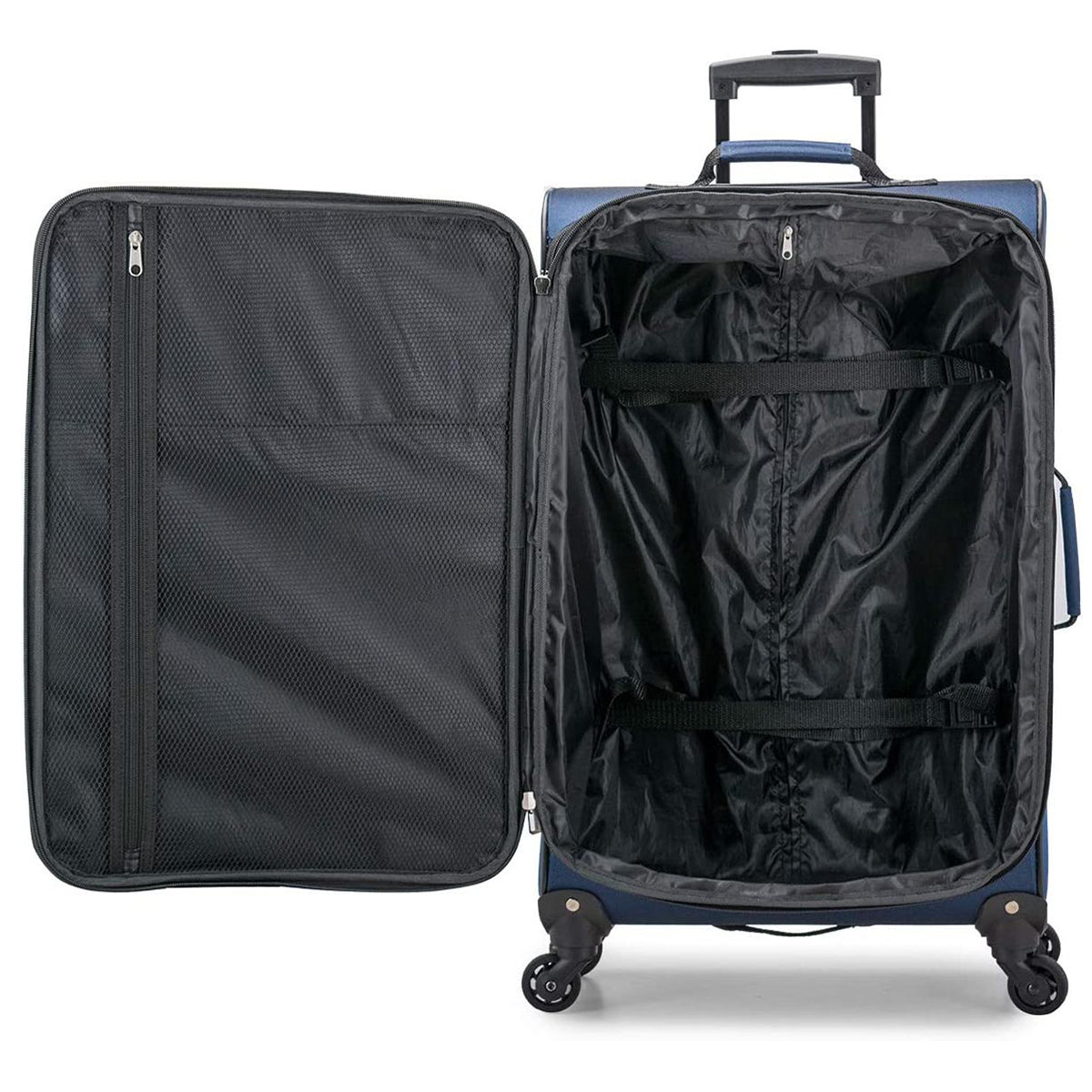 U.S. Traveler Aviron Bay Expandable Softside Luggage with Spinner Wheels, 3 Piece