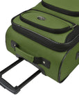 U.S. Traveler Rugged Fabric Expandable Carry-on Luggage Set, 4 Wheel
