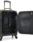 U.S. Traveler Rugged Fabric Expandable Carry-on Luggage Set, 4 Wheel