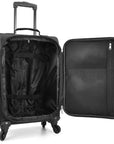 U.S. Traveler Rugged Fabric Expandable Carry-on Luggage Set, 4 Wheel