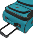 U.S. Traveler Rugged Fabric Expandable Carry-on Luggage Set, 4 Wheel