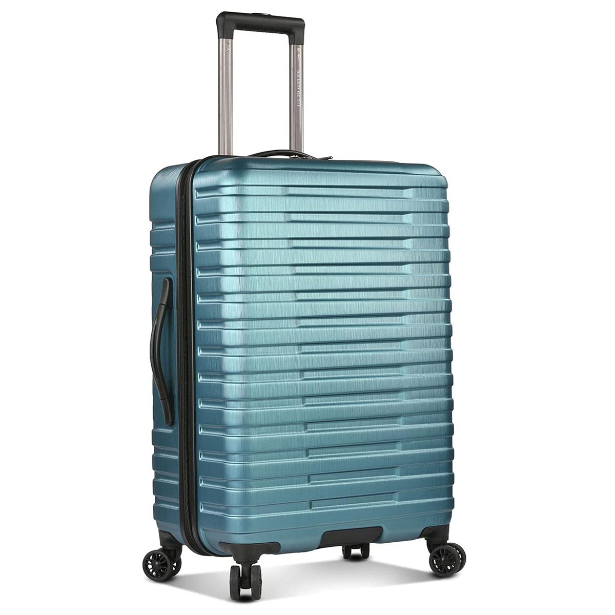 U.S. Traveler Boren Hardside Spinner Luggage With Aluminum Handle, Checked-Medium