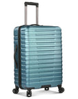 U.S. Traveler Boren Hardside Spinner Luggage With Aluminum Handle, Checked-Medium