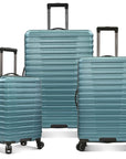 U.S. Traveler Boren Hardside Spinner Luggage With Aluminum Handle, 3-Piece Set