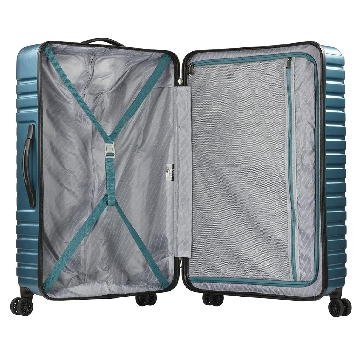 U.S. Traveler Boren Hardside Spinner Luggage With Aluminum Handle, 3-Piece Set