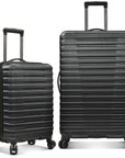 U.S. Traveler Boren Hardside Spinner Luggage With Aluminum Handle, 2-Piece Set