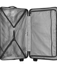 U.S. Traveler Boren Hardside Spinner Luggage With Aluminum Handle, 3-Piece Set